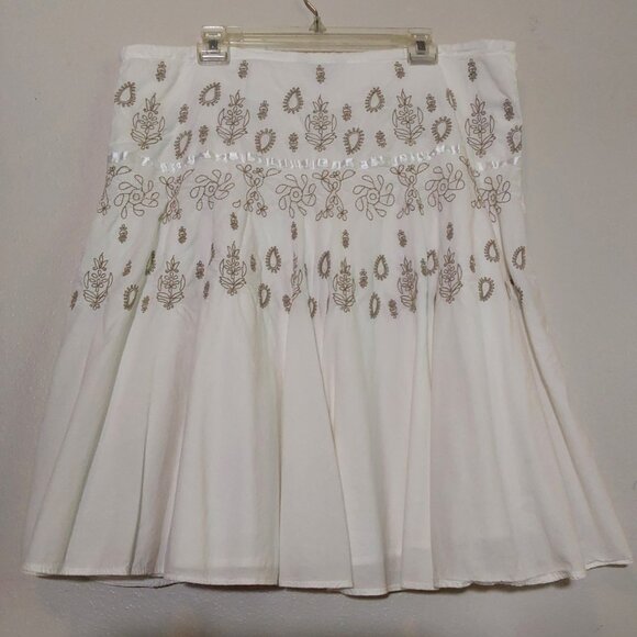 Vintage Guess Adjustable A-Line Cotton Boho Skirt - Large, Great Condition - Picture 4 of 6